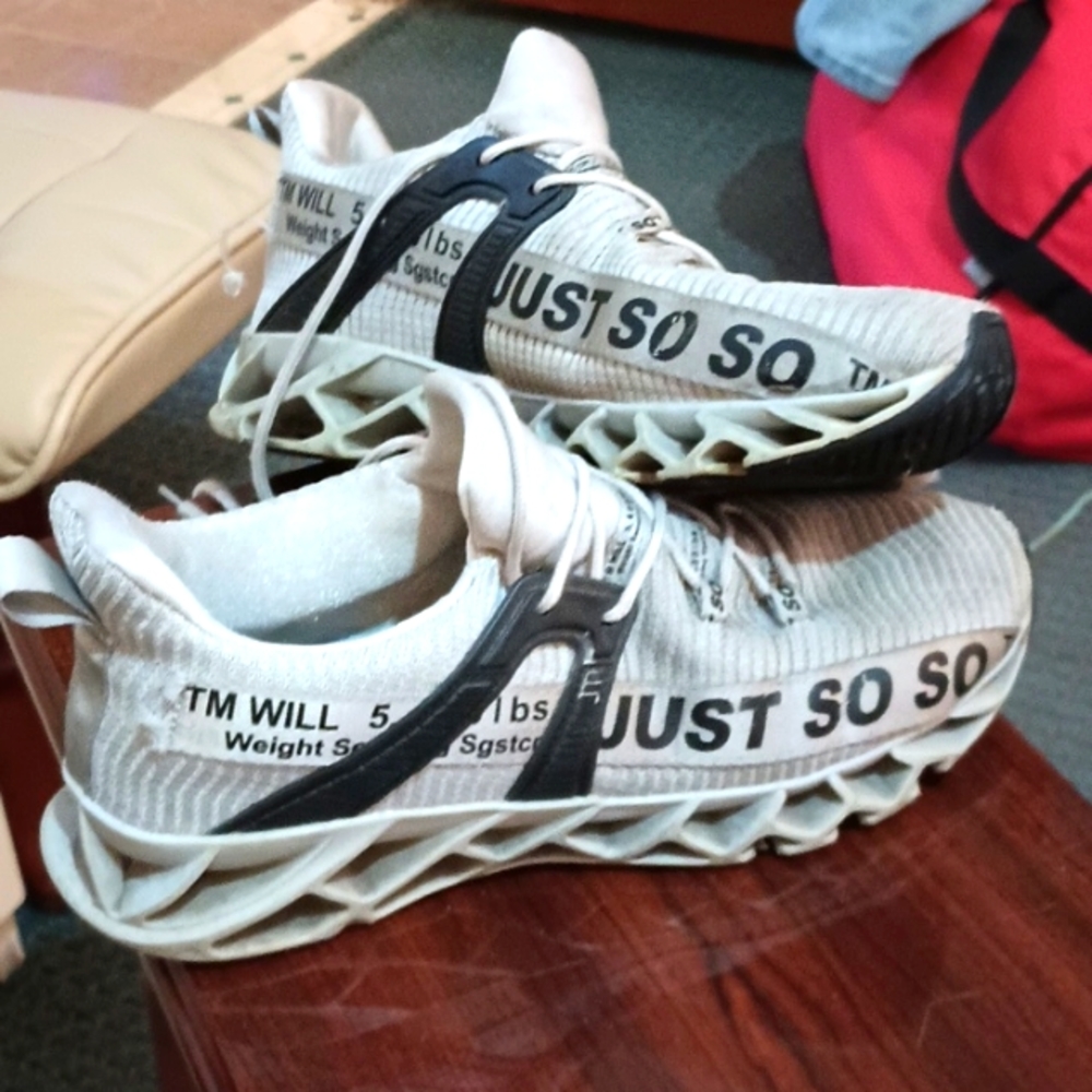 Men's size 11 athletic shoes. Quote "Just So So" brand. Never worn.